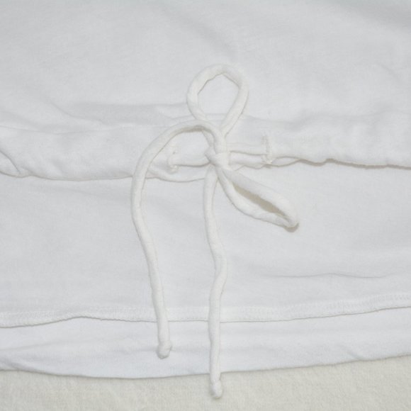 Splendid Light Cotton Hoodie Shirt in Whilte - Size M - Picture 5 of 7